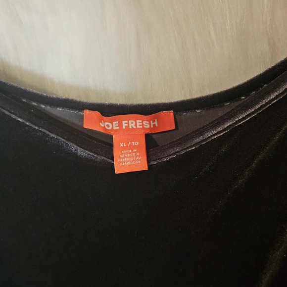 Joe Fresh Velour Ultra Soft Gunmetal Grey V-Neck Tank Top (NWOT) - Picture 5 of 6